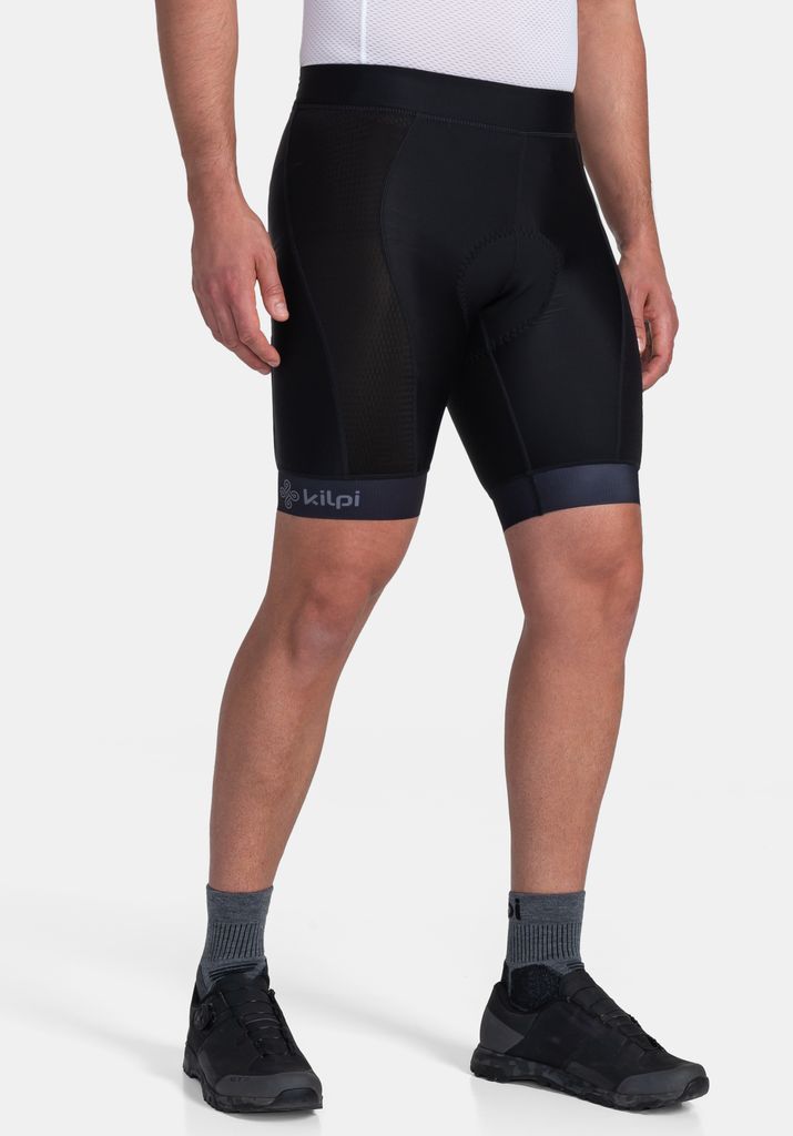 Herren-Radshorts Kilpi PRESSURE-M, SCHWARZ, Größe XS