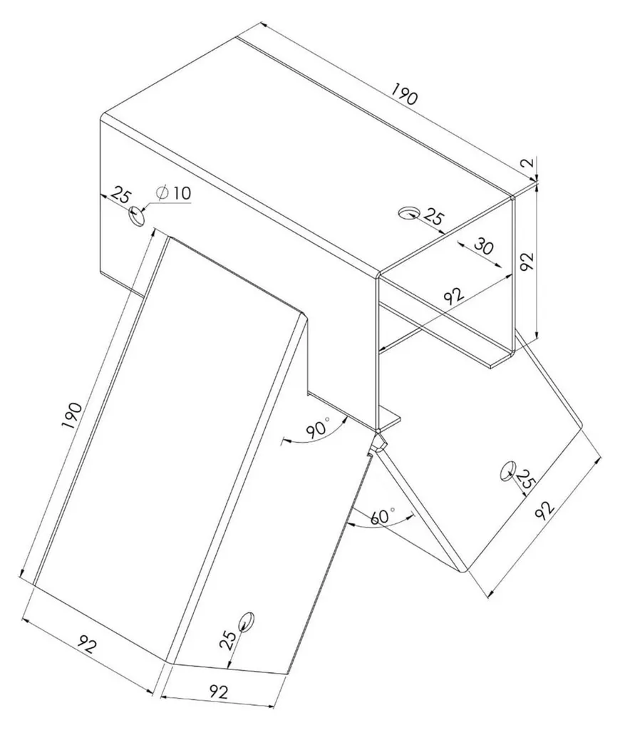 Embout de fixation pour cadre pivotant type A résistant à l'extérieur - 4