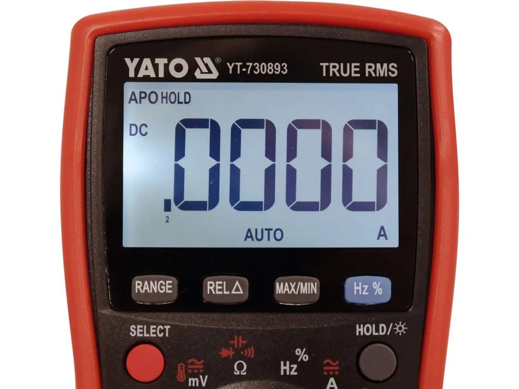 Multimètre de précision True RMS Yato 19999 points pour mesures électriques