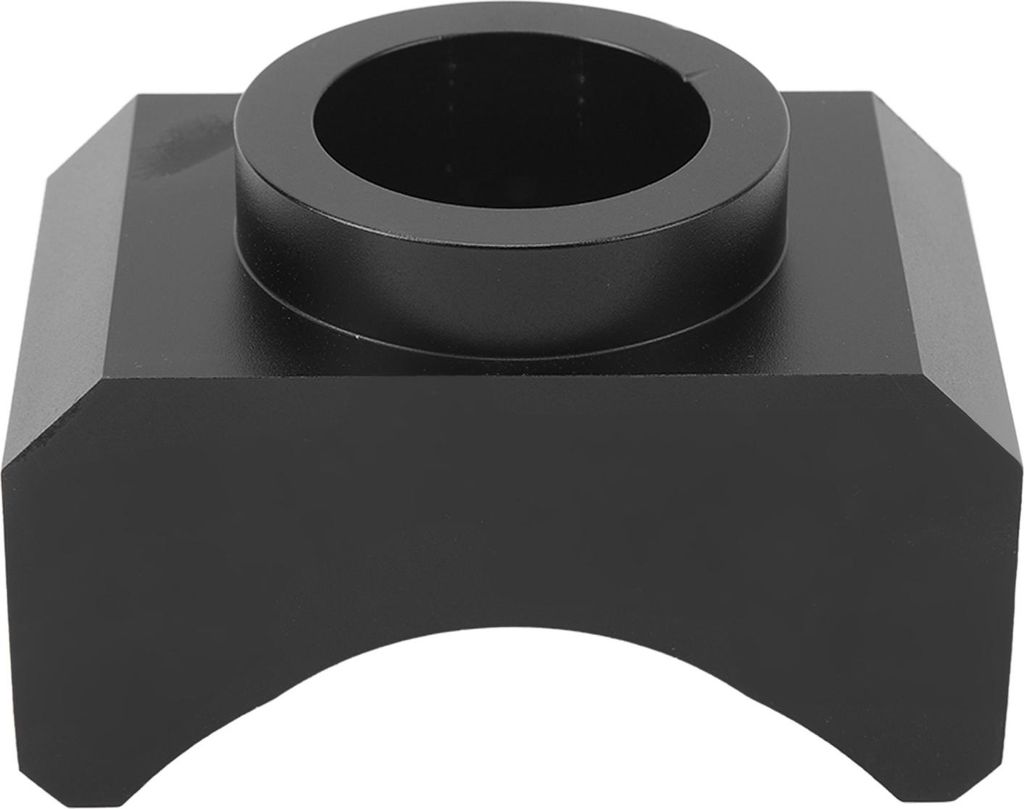 Wagenheber-Adapter, Hebesattel, tragbarer Adapter aus massivem Aluminium für Hydraulik-Wagenheber und Rangierwagenheber, Schwarz