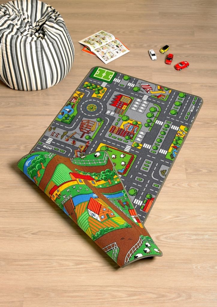 Meubinex N.V. Tappeto gioco reversibile 100x190cm Immagine del prodotto 