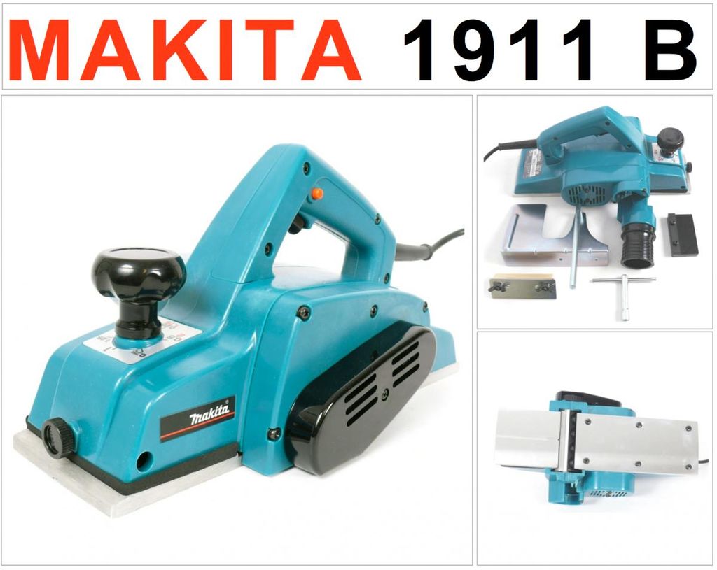 Makita 1911 B  840 W voegschaaf Elektrische schaaf Productafbeelding 