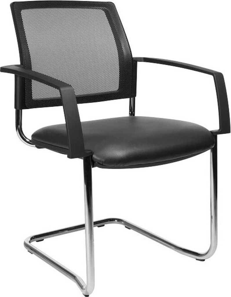 2 Topstar Besucherstühle BtoB 20 BB490A S10 schwarz Stoff