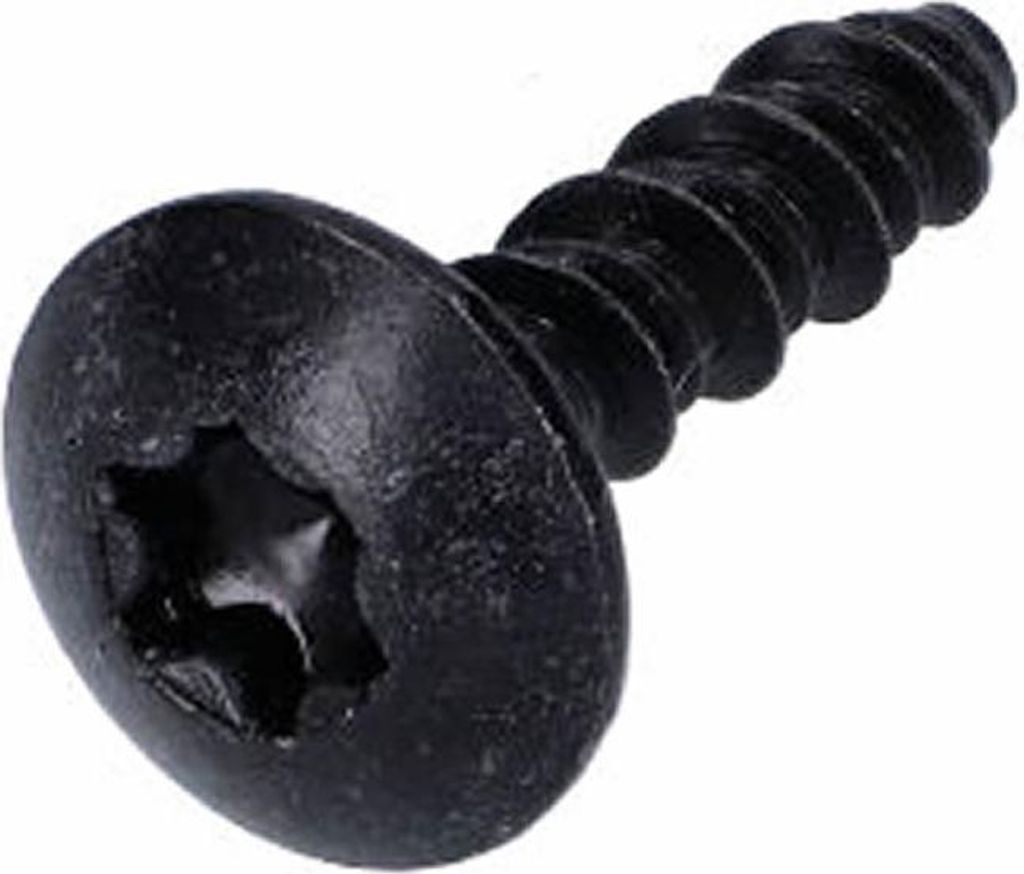 Blechschraube Piaggio, schwarz, 4x16 mm, CM180701