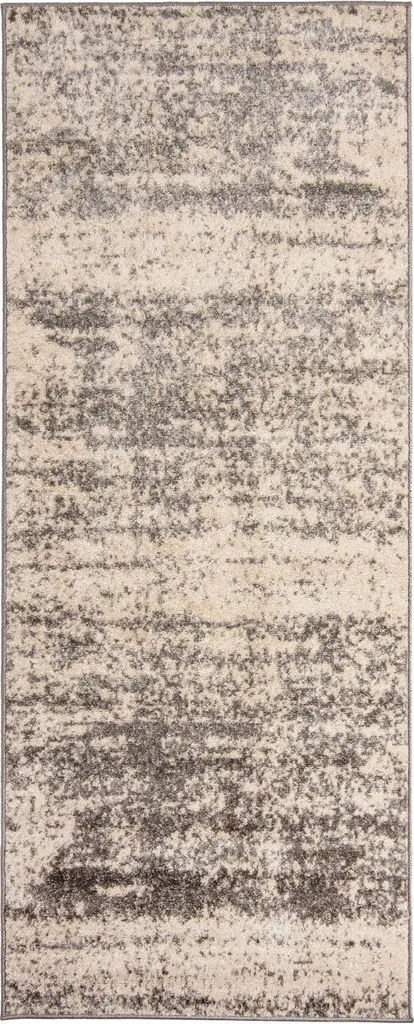 Tapis de Salon et Chambre Beige 80x250 cm Décoration Vintage Chic