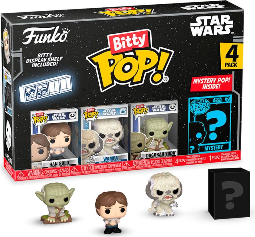 Star Wars Bitty POP! Vinyl Figuren 4er-Pack Han 2,5 cm