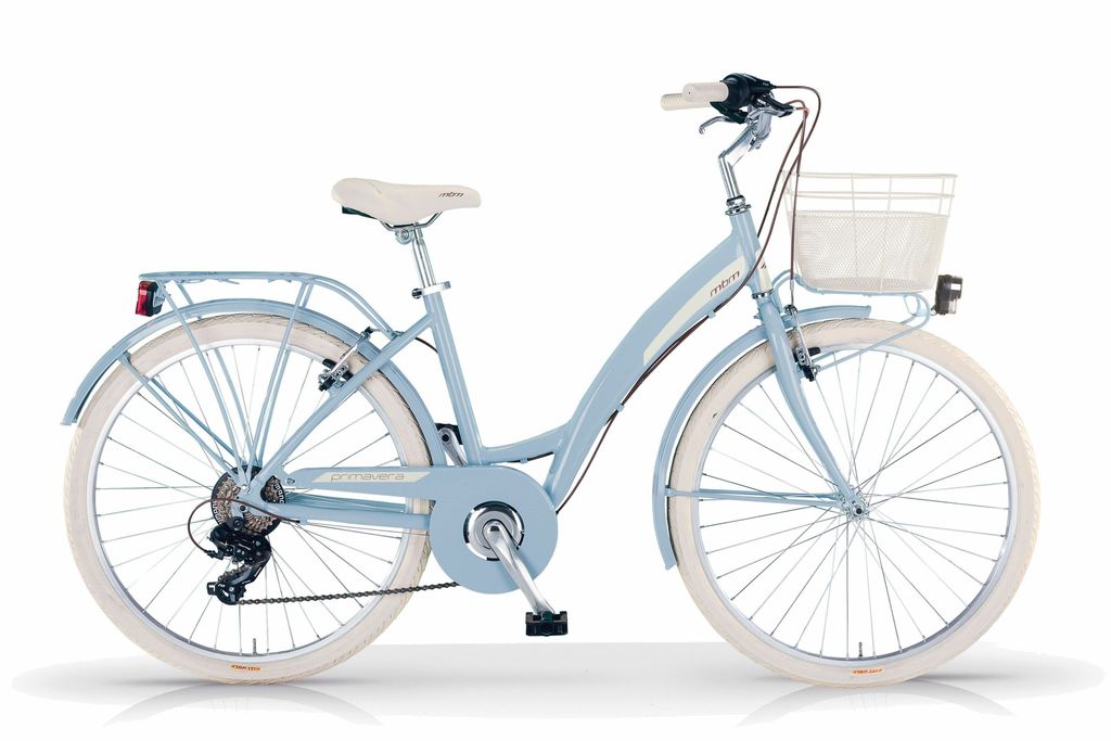 MBM Citybike New Primavera 26 Zoll, Fahrrad, hellblau/weiß Produktbild 