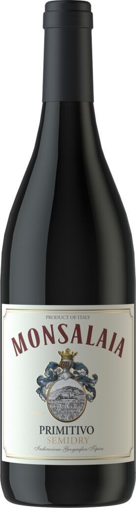 Primitivo Puglia IGT Monsalaia semidry 2025 Apulien | Italien | 13,5% vol | 0,75 l