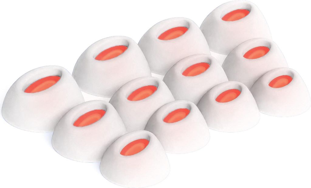 12 x Silikon Ohrstöpsel Ohrhörer Gummi Tipps Für JBL Tune Flex Kopfhörer Ohrhörer in Weiß