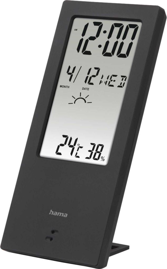 Hama Stacja pogodowa TH-140 czarny Termometr/Higrometr Zdjęcie produktu 