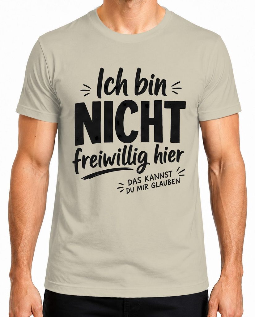 Camiseta para hombre, diseño: "No estoy aquí Imagen del producto 