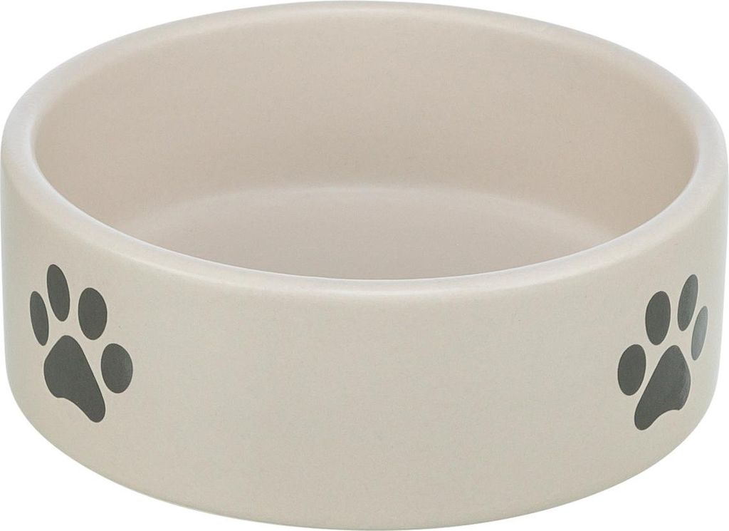 Trixie Keramiknapf, 0,3 l/ø 12 cm, hellgrau/grau