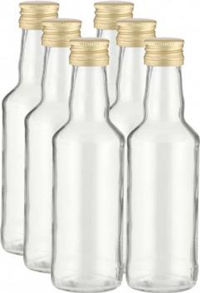 Glasflasche, ca. 200 ml, 6 Stück Produktbild 