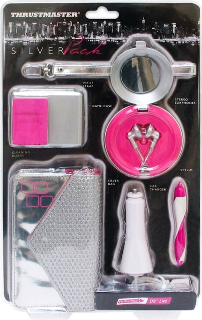 Thrustmaster Silver Pack, Pink, Silber