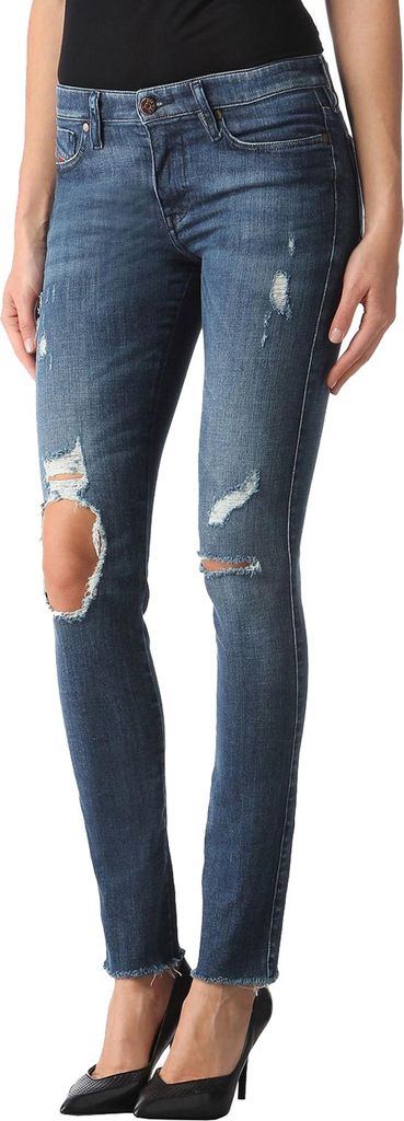 Diesel Skinzee-Low 0671V Damen Jeans Hose Skinny Super Slim
