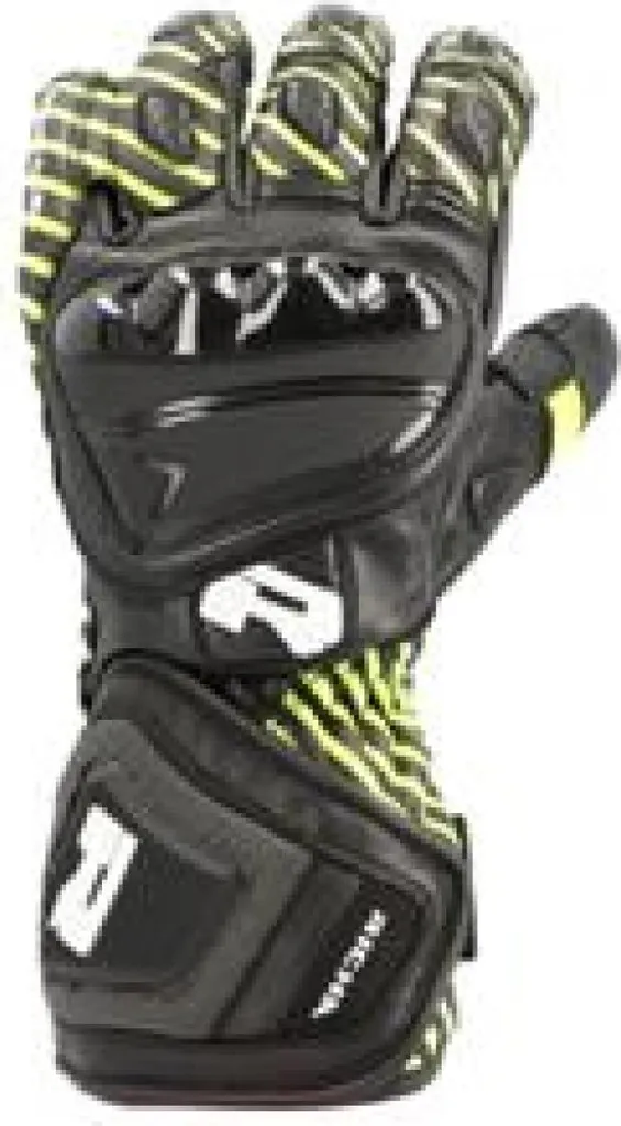 Gants moto protecteurs RICHA SAVAGE 3 Jaune Fluo XL contre les chocs