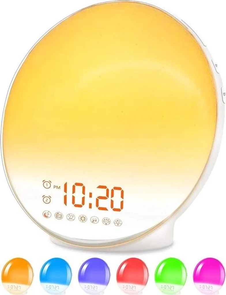 Lampe de Luminothérapie contre Fatigue Saisonnière et Radio-réveil