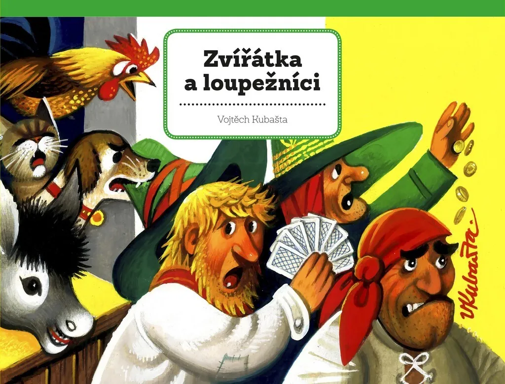 Livre Animé Enfant Zvířátka a loupežníci Vojtěch Kubašta Vintage 3D