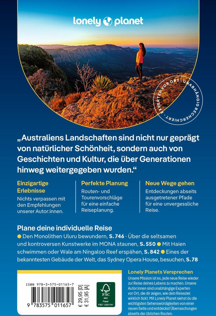 LONELY PLANET Reiseführer Australien