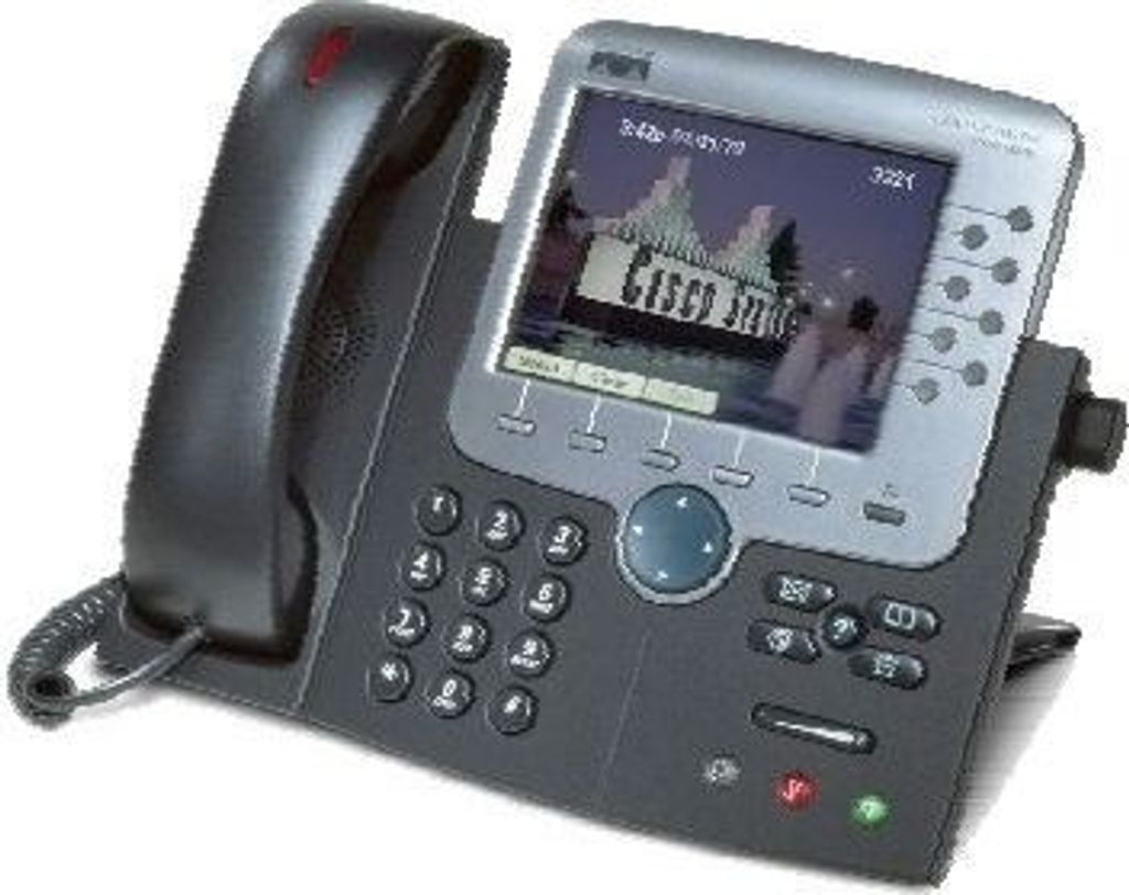 Cisco IP Phone 7970G Telefon, Farbdisplay, Freisprechfunktion, Ethernet