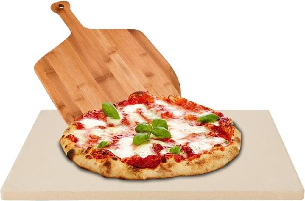 Pizzaschaufel, wiederverwendbare Backfolie und Zubehör – der extrem hitzebeständige Brotbackstein