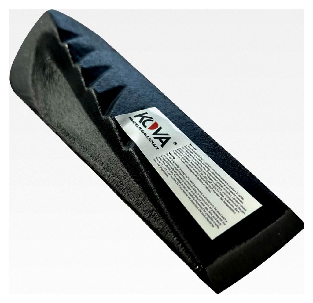 Massiver Drehspaltkeil 2,3 kg - scharfer Spaltkeil für sicheres Holzspalten, Fällkeil, Drehkeil für Axt, Spaltaxt, Spalthammer, Holzspalter, Spa...