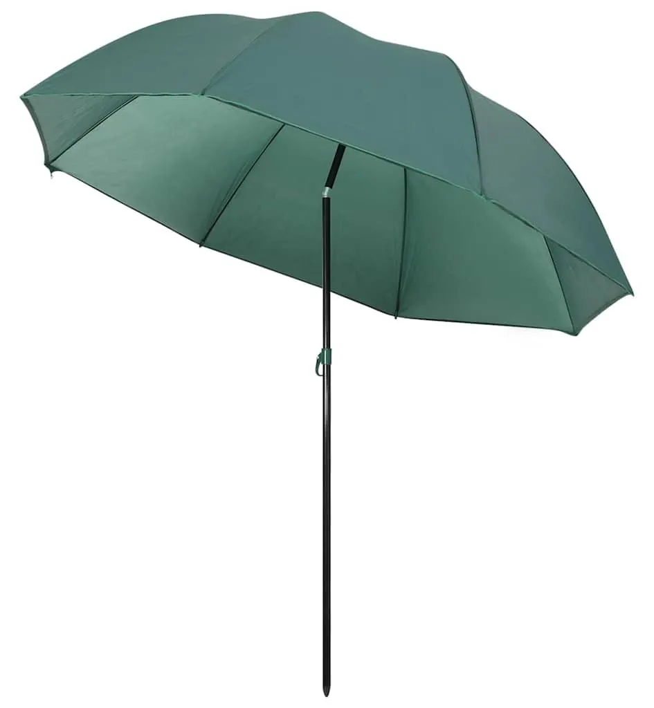 Parasol de plage résistant au vent vert pour éviter les coups de soleil - 4
