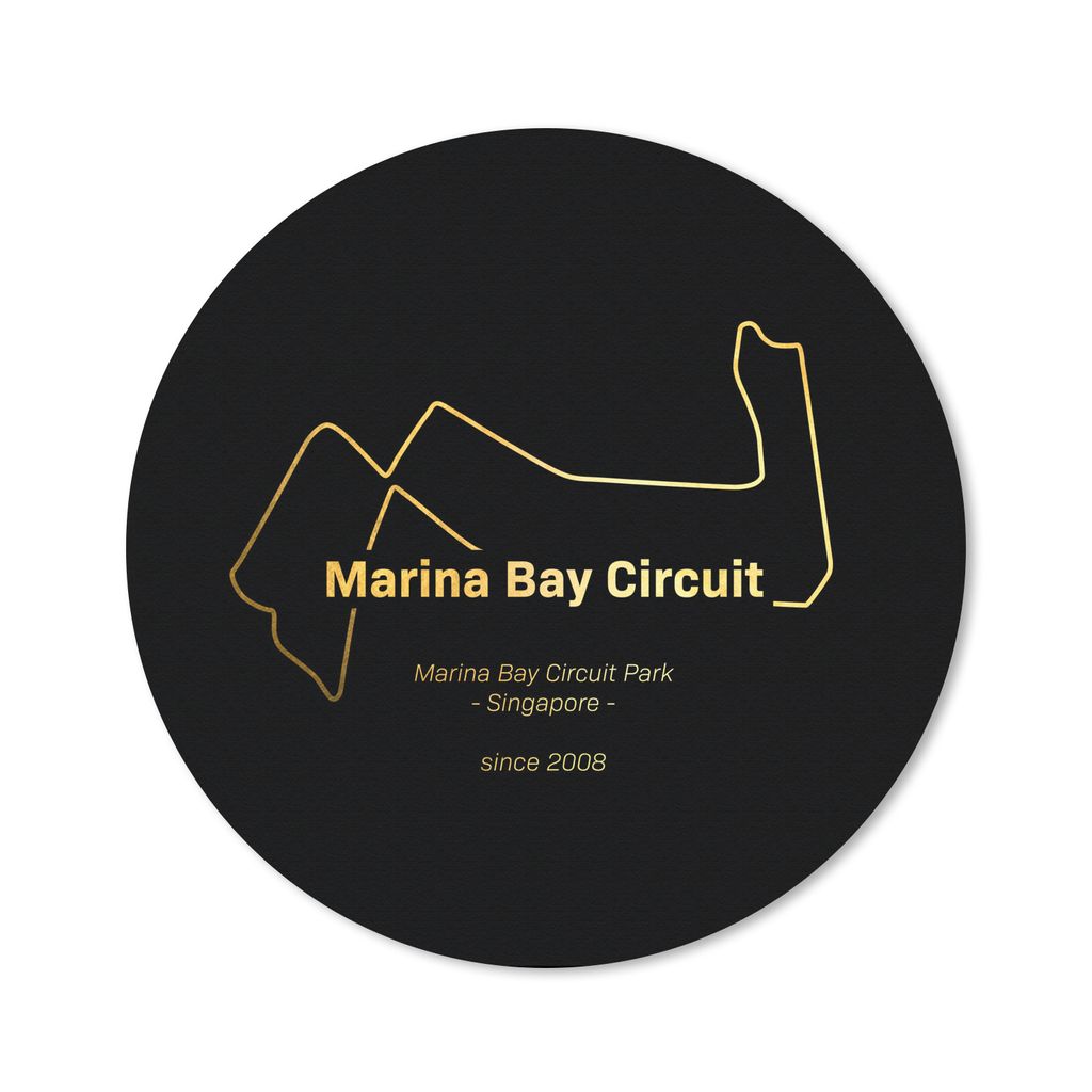 MuchoWow® Mauspad Mousepad Singapur - Formel 1 - Produktbild 