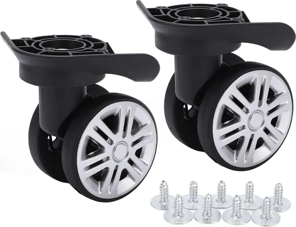 Roues de Valise Silencieuses avec Amortisseur Double Rangée 2 Pièces Pro - 2