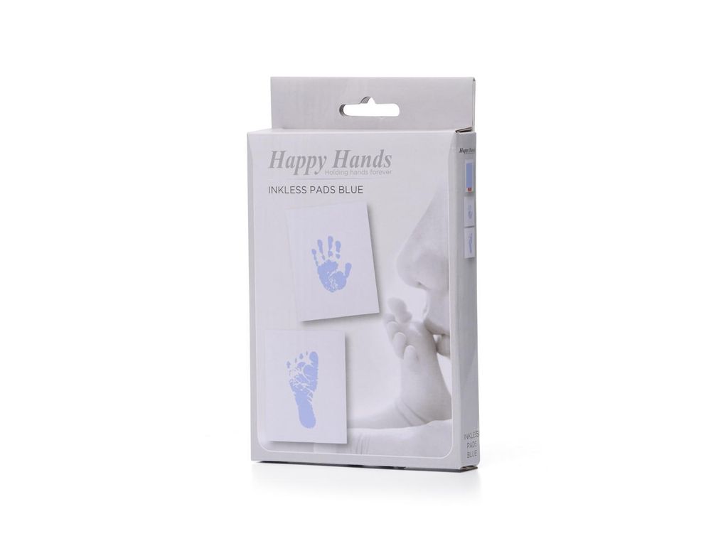 Happy Hands Tintenfreie Abdruckpads Blau Produktbild 