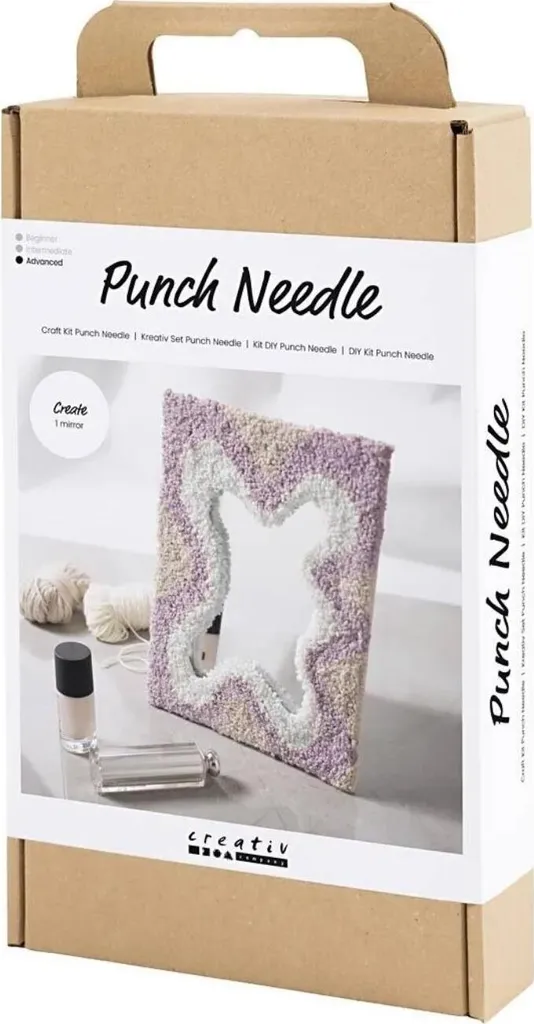 Apprendre le Punch Needle facilement : Kit Miroir complet avec tutoriel
