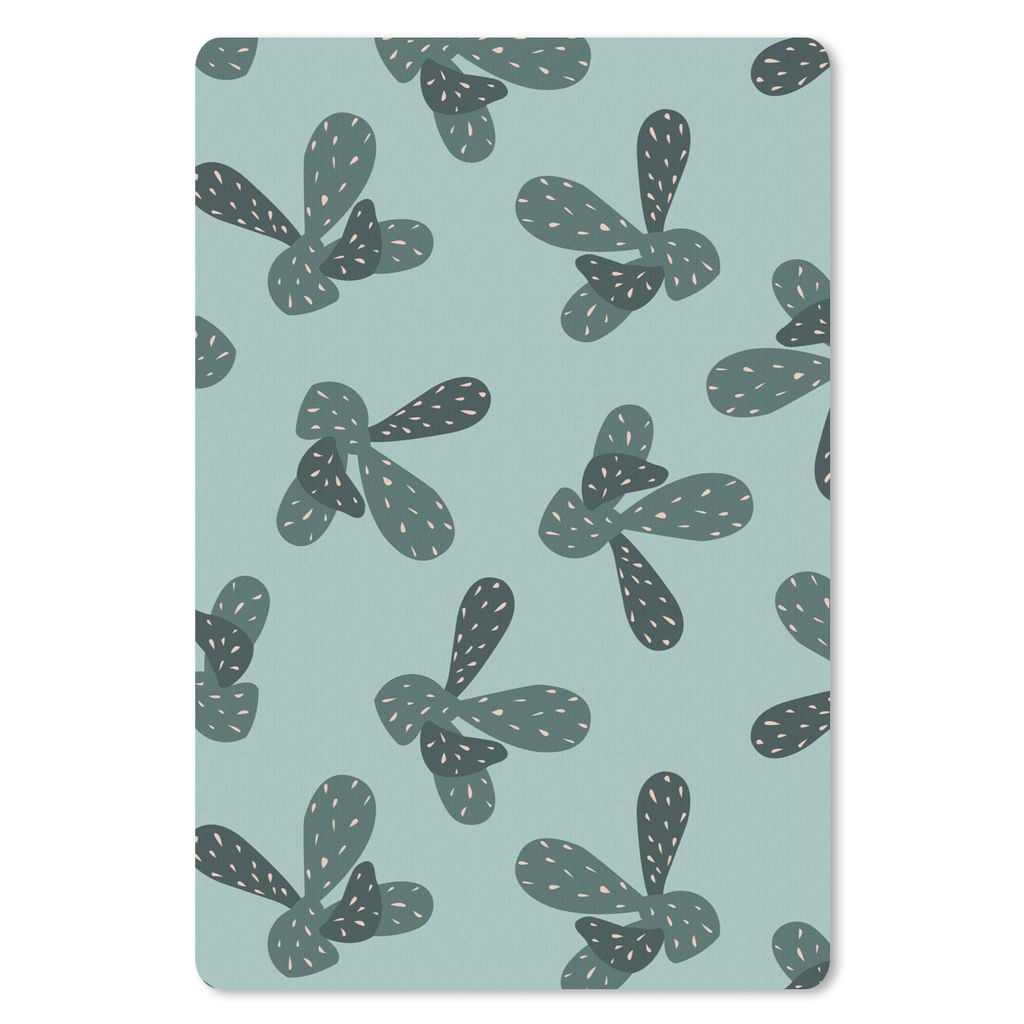 MuchoWow Mauspad Mousepad Sommer - Kakteen - Abstrakt 18x27 cm - Mousepads - Maus Mat - Pad - Mausunterlage