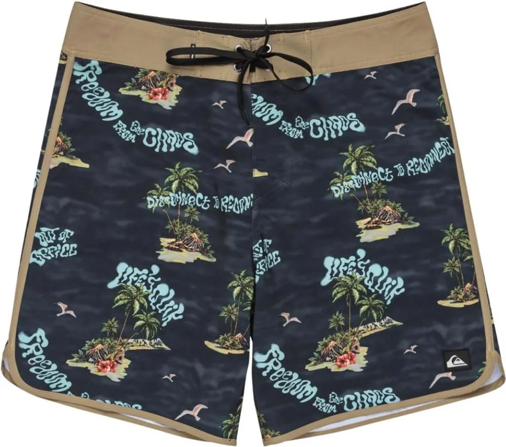 Short de Surf Surfsilk Scallop 18 Noir 28 Stretch et Séchage Rapide