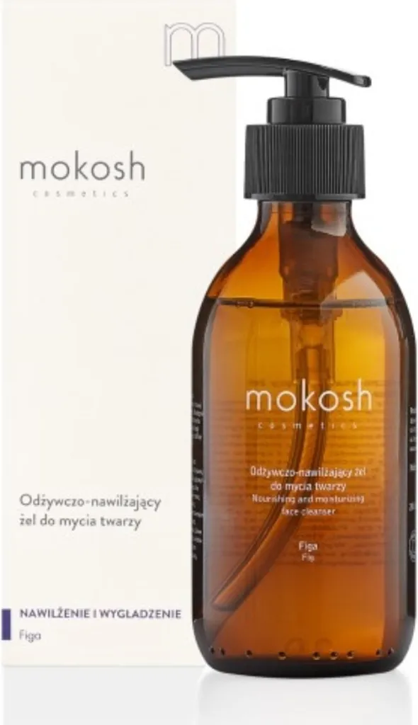 Nettoyant visage pour peau sèche MOKOSH Figue 200 ml - Gel éclat doux