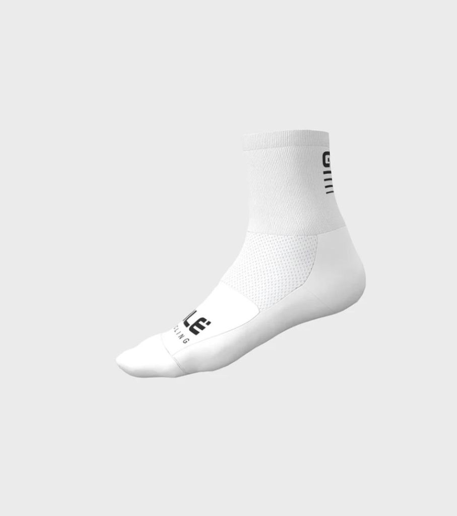 ALÉ Klassische Fahrradsocken - ACCESSORI STRADA 2.0 - Weiß 44-47