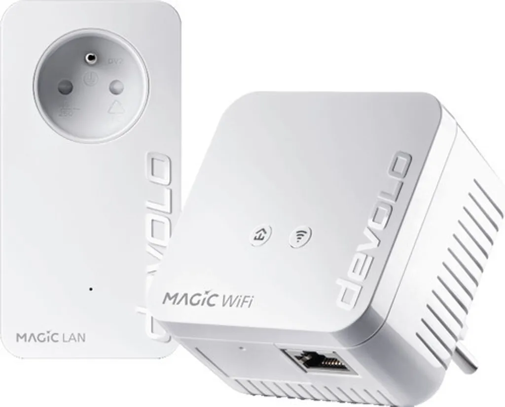 Adaptateur CPL WiFi devolo Magic 1 mini Starter Kit pour internet rapide
