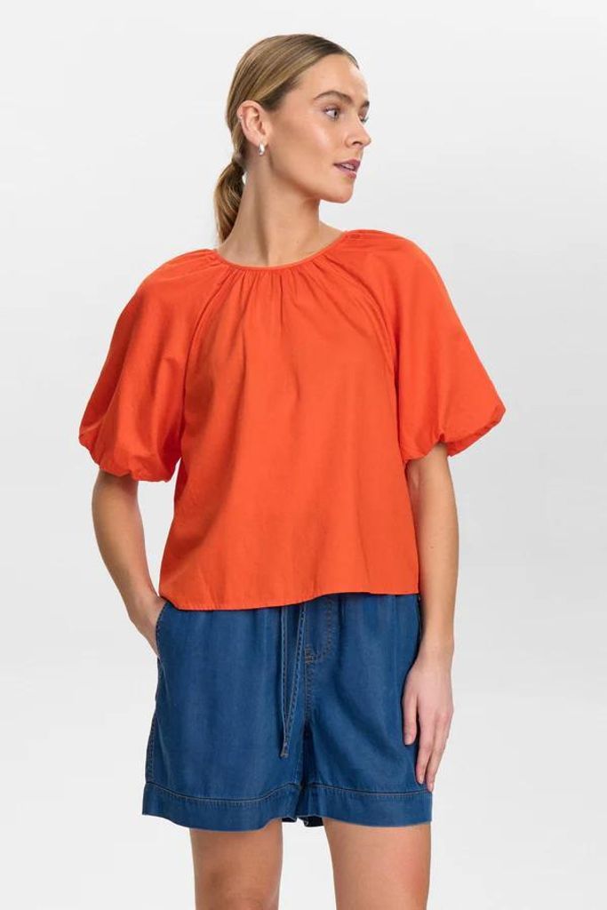 Nümph 705498 Nutrine Blouse 2571 Cherry Tomato