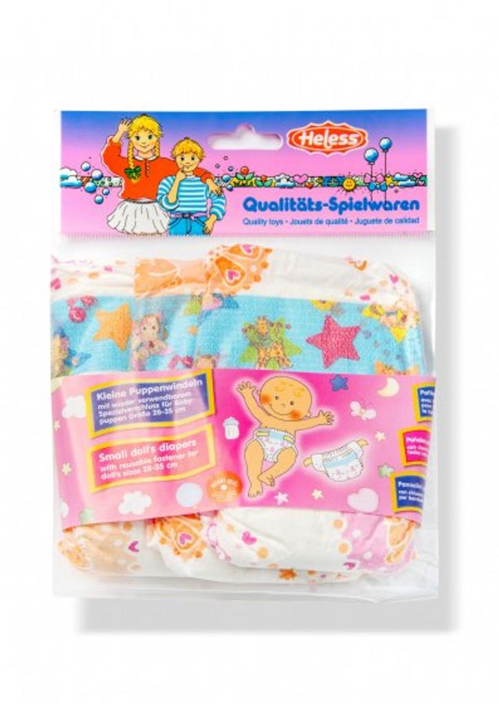 Heless 6375, Pieluchy dla lalek, 3 lat(a) Zdjęcie produktu 