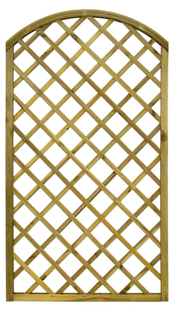 Ligna Gard Rankgitter Lausanne gebogen 11x11 cm Löcher Produktbild 