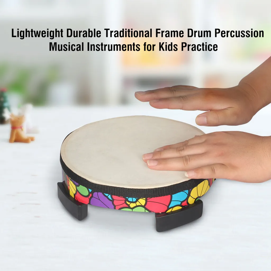 Tamburo a Cornice Tradizionale Artigianale - Strumento a Percussione Professionale