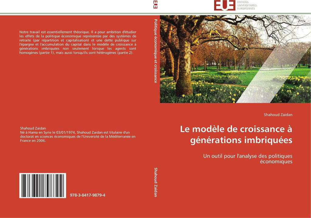 Le modèle de croissance à générations imbriquées