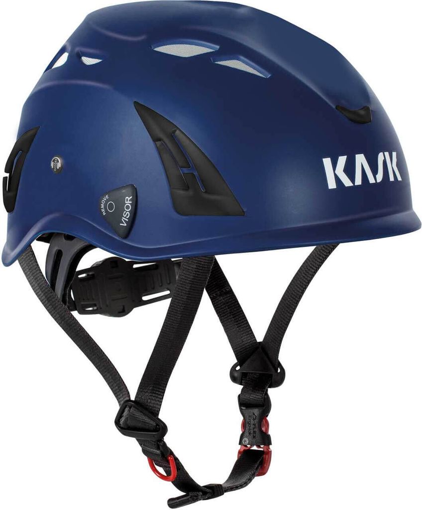 KASK Plasma AQ Schutzhelm, Industriekletterhelm - Arbeitsschutzhelm, Drehrad, Sanitized, EN397 Farbe:dunkelblau