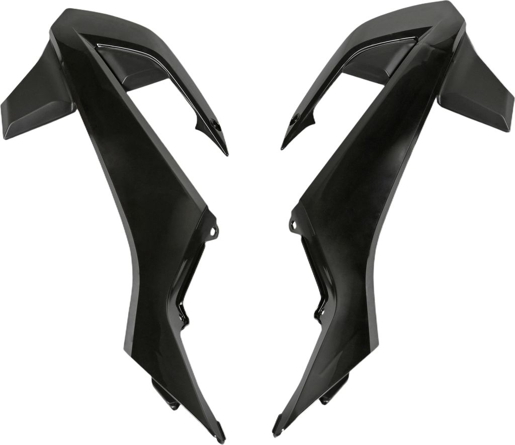 Kühlerverkleidung UFO PLAST 2-teilig Abdeckung Kühler, Farbe:schwarz