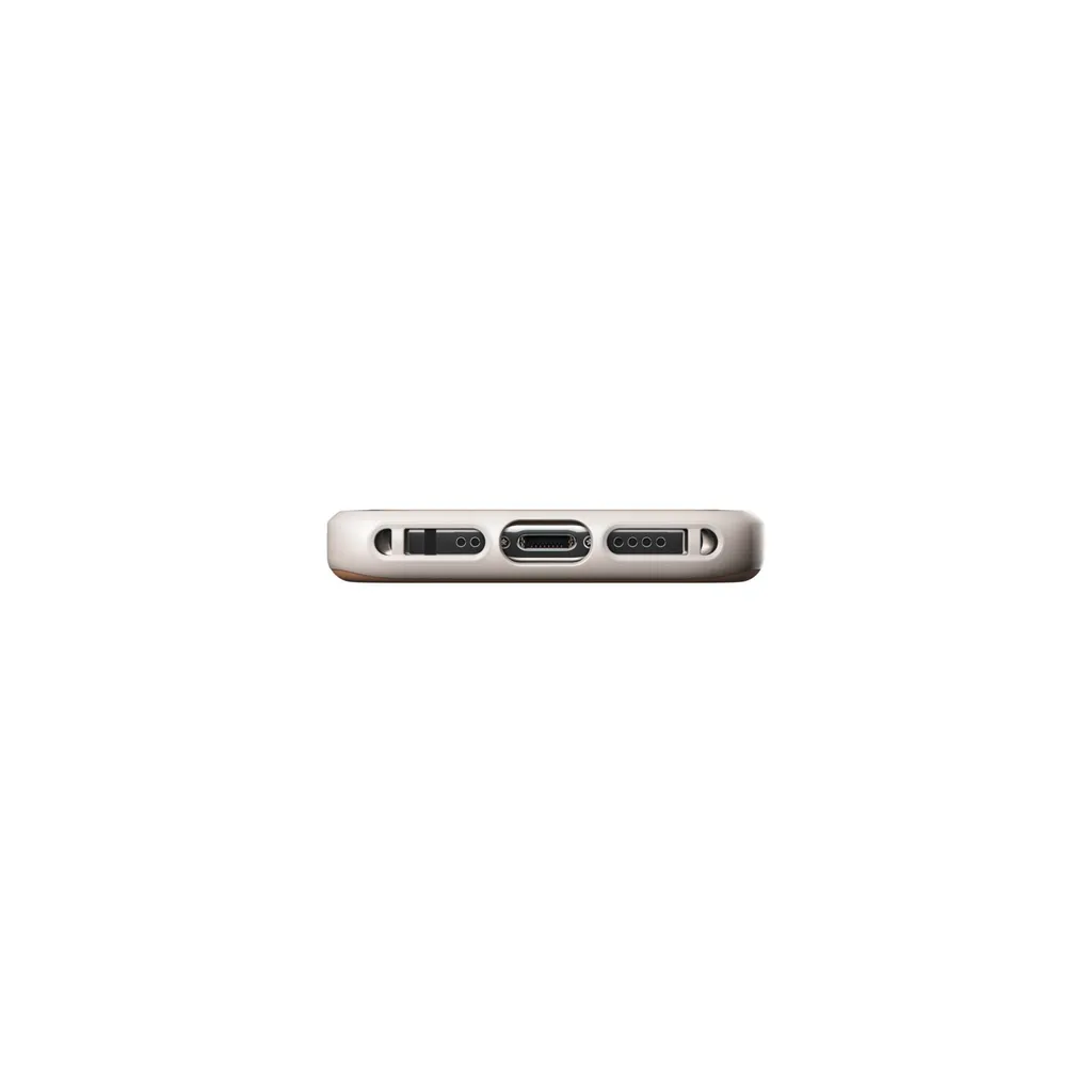 Nomad Rugged Case iPhone 12 Mini Coque en Cuir Véritable Beige Horween - 9