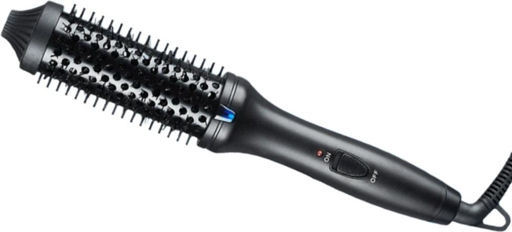 INF Multifunktionale Heißluftbürste: Volumen, Glätten & Lockenstyling Schwarz