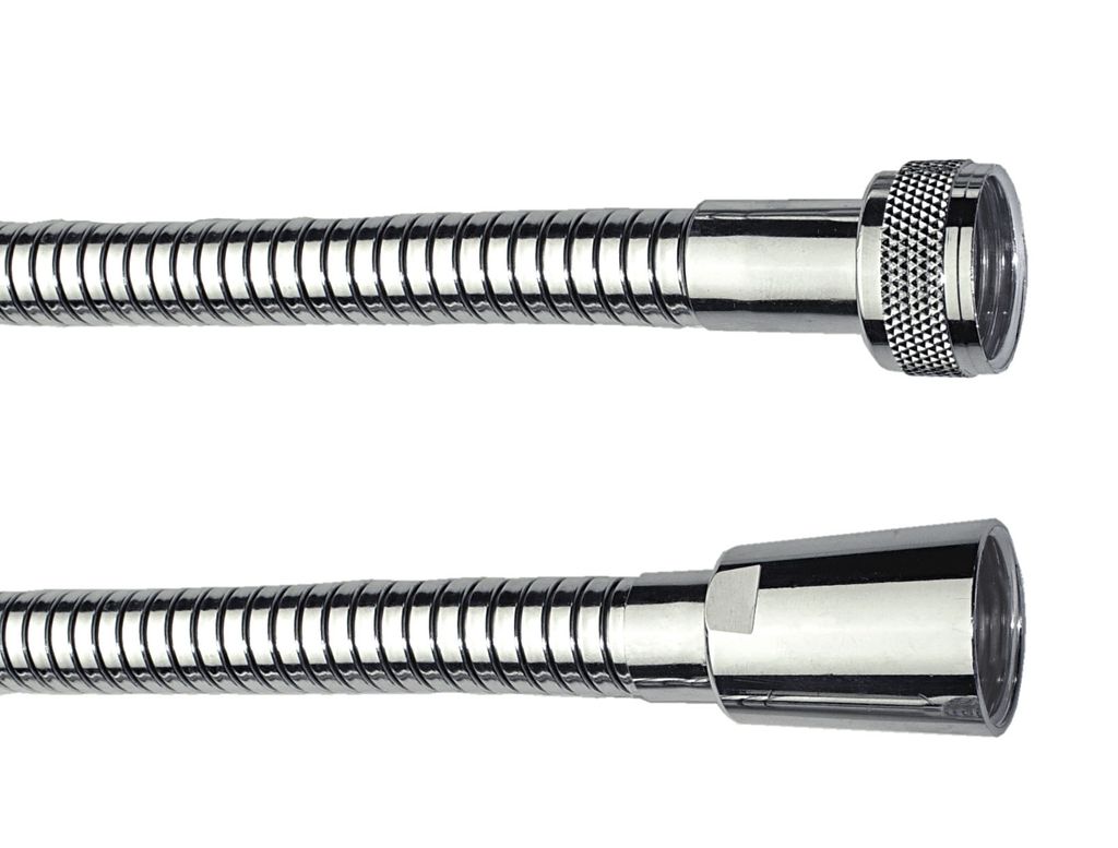 CORNAT Brauseschlauch Metall 200 cm länge, chrom, TECB3363
