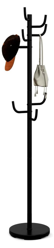 Garderobenständer mit 8 Haken, Jackenständer aus Metall, Kleiderständer in Baumform, Garderobe für Kleidung, Jacken, Hüte, Taschen, 175 cm hoc...