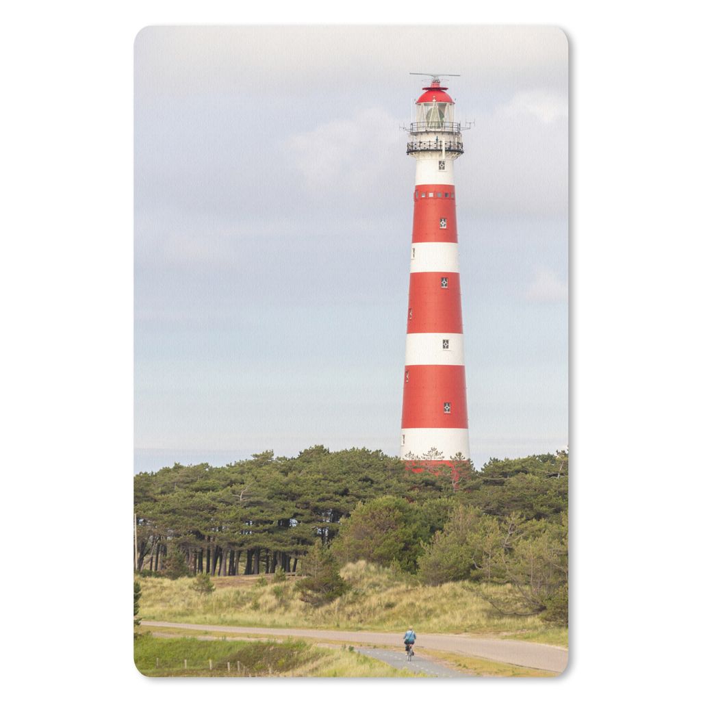 MuchoWow Mauspad Mousepad Insel - Leuchtturm - Niederlande 40x60 cm - Mousepads - Maus Mat - Pad - Mausunterlage - Schreibtisch Accesoire