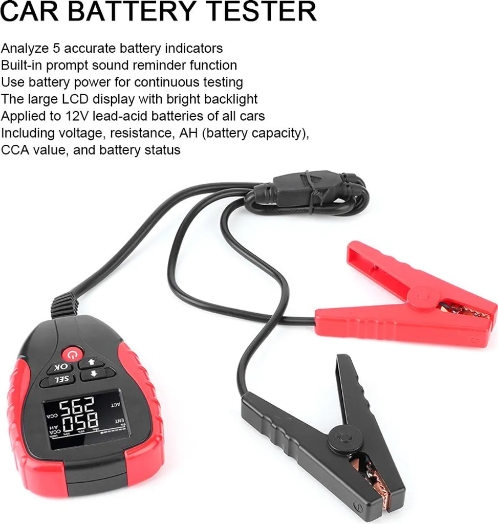 Analyseur de Batterie Automobile 12V AE310 Numérique pour Véhicules