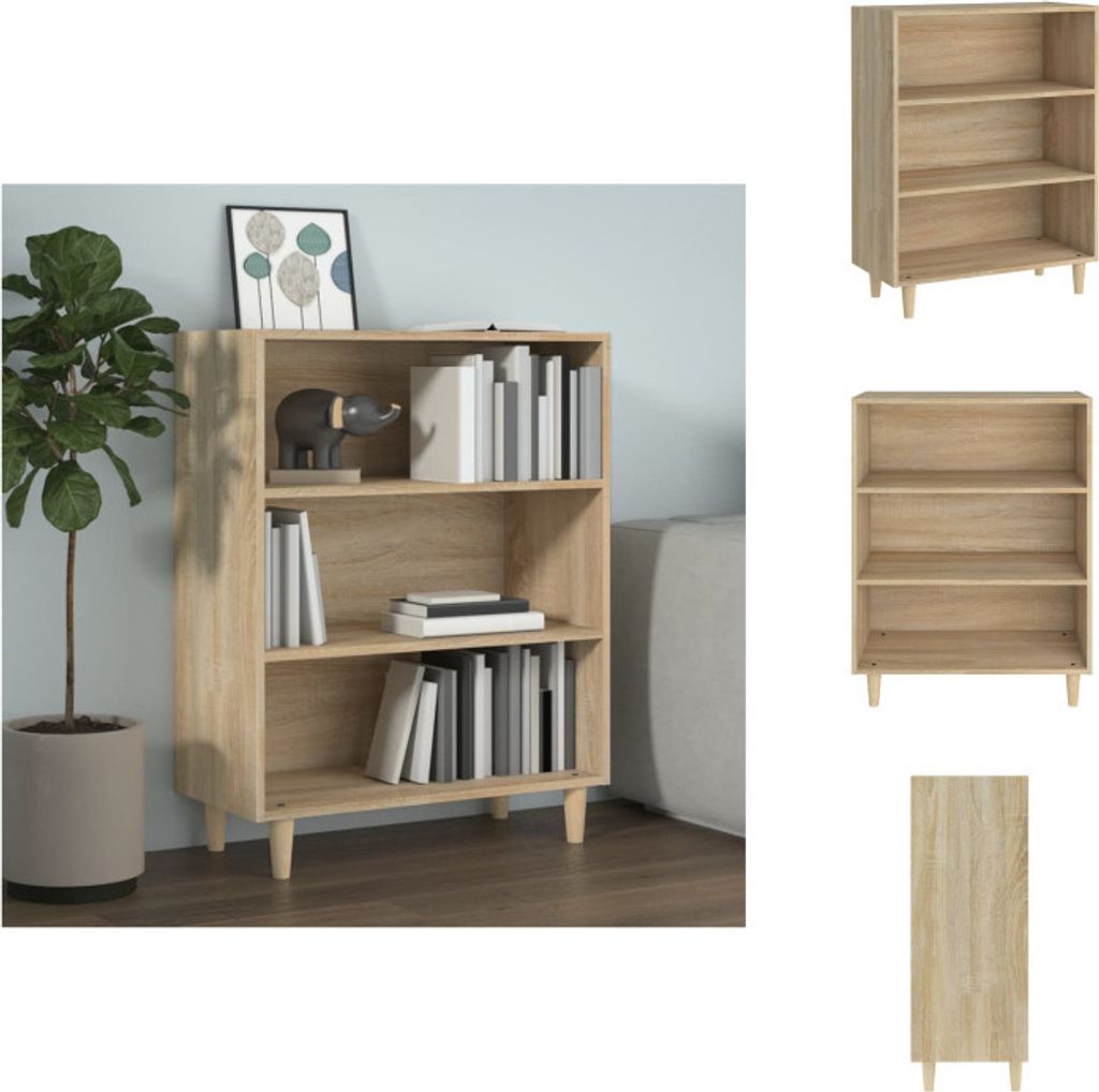 vidaXL Sideboard Sonoma-Eiche 69,5x32,5x90 cm Holzwerkstoff - Sideboards